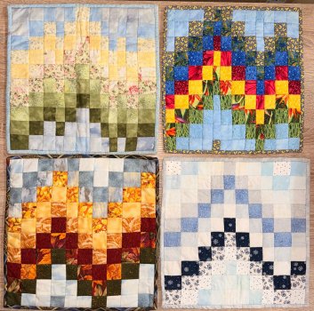 Ausstellungsstück 4 Jahreszeiten Bargello